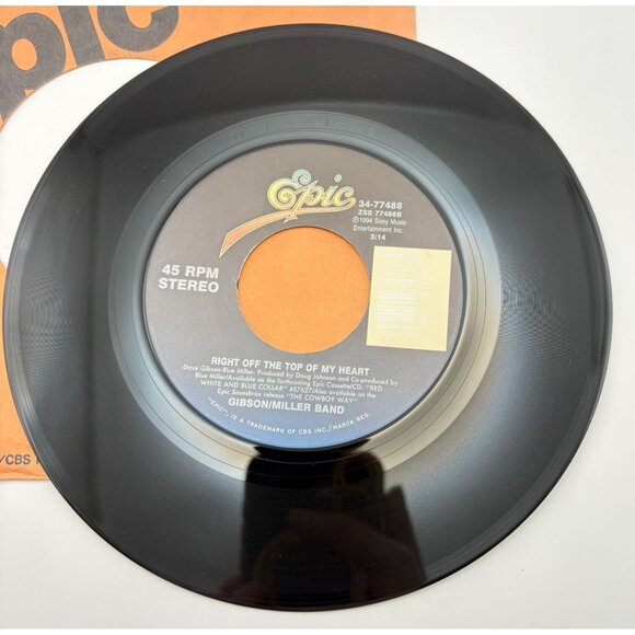 Gibson/Miller Band Mamas Dont Let Your Babies Grow Up to Be Cowboys 45 Country - Picture 6 of 6